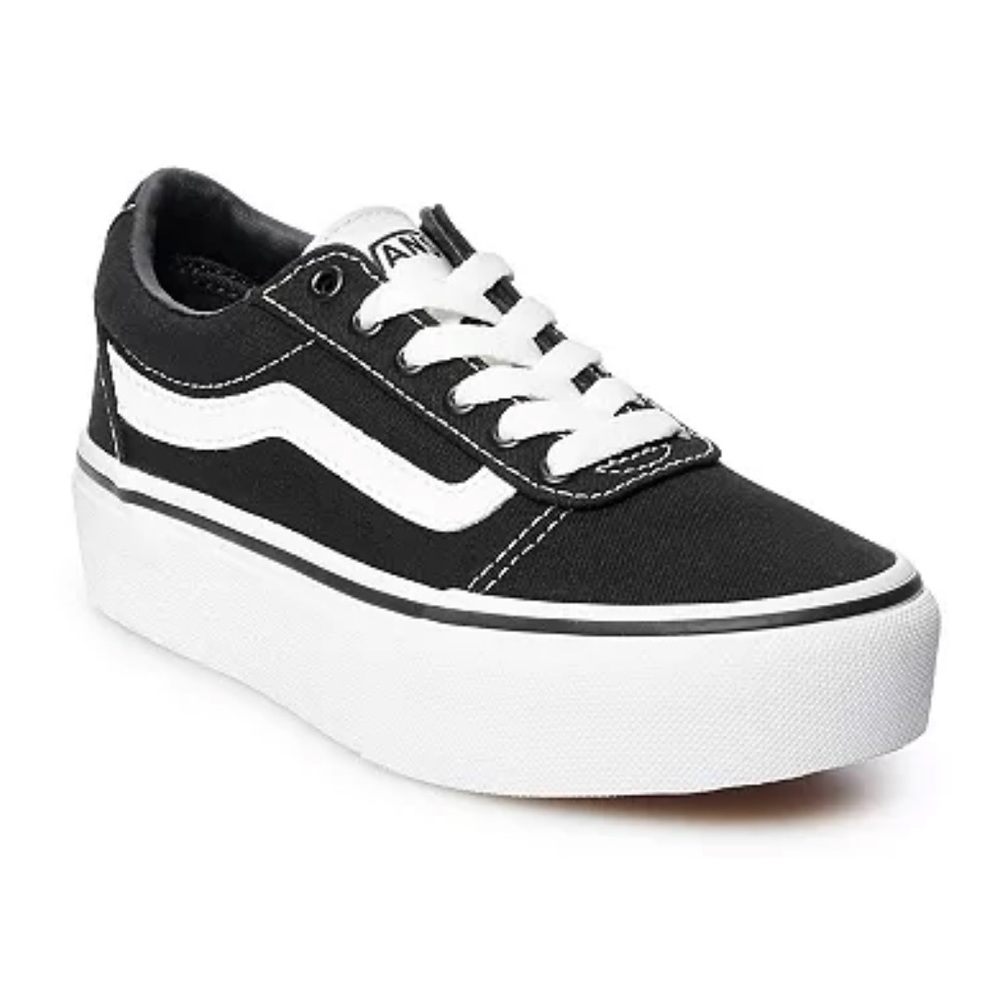Platform Vans kids sk8er shoes